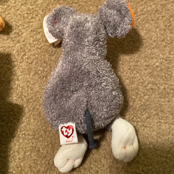 Ty Beanie Babies Baby Ratzo Rat Rare Vintage Collectible Candy Corn Halloween - Picture 4 of 6